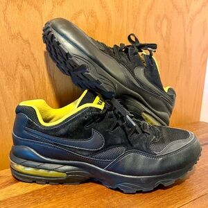 AUTHENTIC Nike Air Max 94 SE Black Yellow Mens Size 11.5 Shoes AV8197-002
